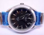 Replica Omega Seamaster Co-Axial Black Face Watch For Men